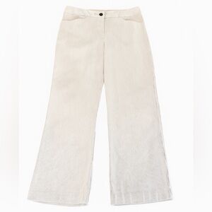 Julie Mitchell Urban Collection Pinstripe Wide Leg Trousers Ladies 6